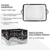 SEULIFE Abstract Piano Music Note Foldable Storage Basket, Large Collapsible