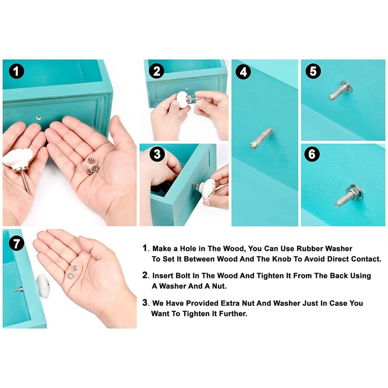 IndianShelf 2 Piece Dresser Knobs Handmade Vintage Antique Drawer Hardware