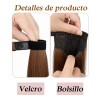 Xbwig Coleta Postiza Cabello Lacio Caballo Natural Extensiones