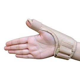 HealthGoodsAU - Thumb Spica Splint | Thumb Stabilizer | Support Brace with Thumb Spica Lightweight, Breathable | Thumb Brace for Tissue Injuries | Fits Both Hands (Beige Color)