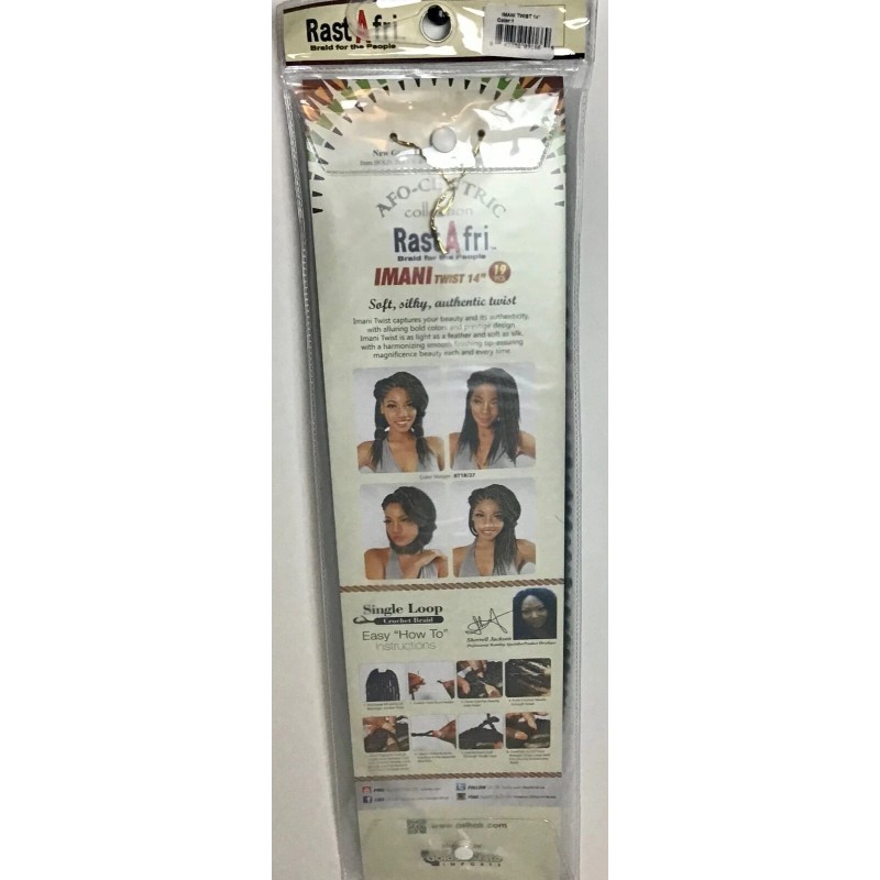 AFRO CENTEIC RAST A FRI IMANI TWIST 14'' 19PC SINGLE