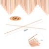 TUPARKA Dowel Rods, 150 Pack Natural Sticks Round Craft Wooden