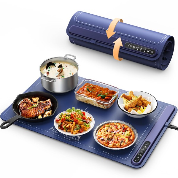 Food Warming Mat - Fast Heating Silicone Electric Warming Tray