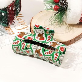 Christmas Hair Clips Xmas Hair Accessories for Women Girls, Snowflake Shiny Large Hair Claw Clips Winter New Year Square Hairpins Strong Hold Nonslip Hair Clip for Decoration 1 Pcs