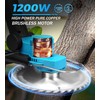 Brushless 12-Inch Electric Weed Eater,Cordless Weed Wacker with Versatile 3