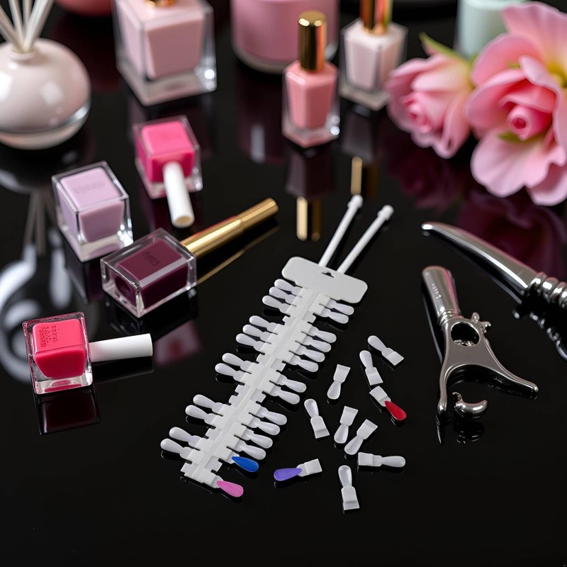 36 Tips Nail Swatch Sticks Nail Color Display Tips Nail