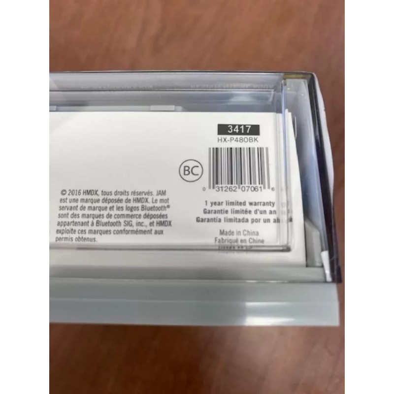 JAM New Jam Xterior Bluetooth Rugged Speaker, Black & Gray