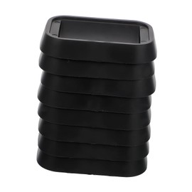 Operitacx 8 Stück Hausräterfixierkissen rutschfest Bodenschutzpads antirutschmatte für Teppich Pads für Stuhlbeine Gummifüße Nicht -Skid -Couch -Fußpolster Black