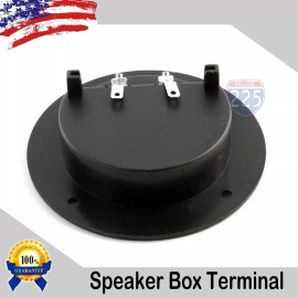 225FWY 4 PC SUBWOOFER SPEAKER ROUND BOX TERMINAL SCREW CUP PLATE CONNECTOR BINDING POST