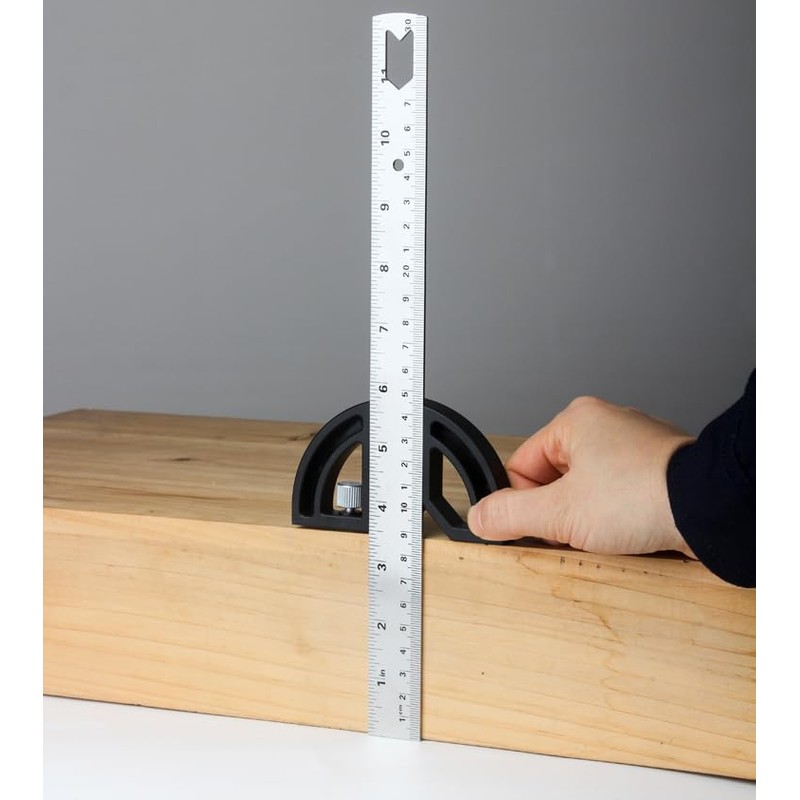 Umei Angle Ruler, Precision Universal Protractor, Industrial Marking Ruler, Movable