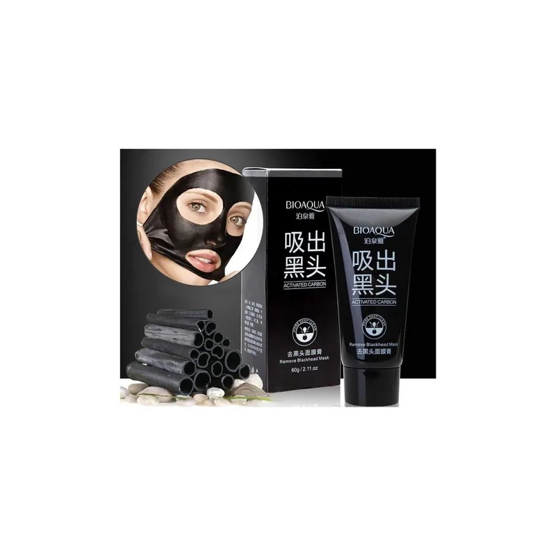 Mascarilla Negra Carbón Para Puntos Negros Limpieza Facial
