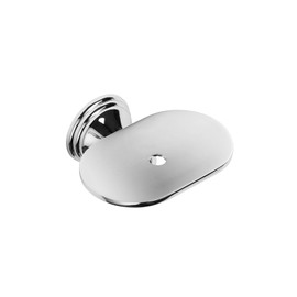 Croydex Westminster Wall Mounted Soap Dish with Zinc Alloy Construction, Chrome
