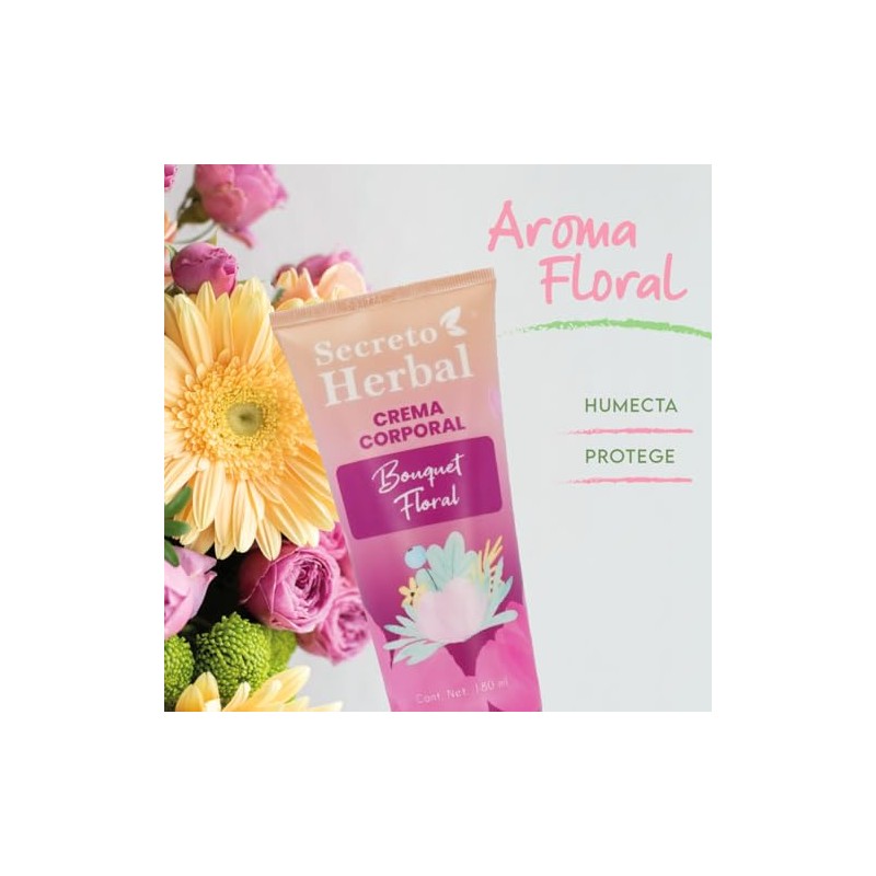 Secreto Herbal Crema Corporal Bouquete Floral 180 ml
