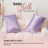 Moonlight Bedding Lavender Satin Pillowcases 2 Pack – Soft &