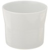 Hakusan Toki Free Cup, White, Approx. φ3.3 x 2.8 inches