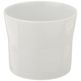 Hakusan Toki Free Cup, White, Approx. φ3.3 x 2.8 inches (8.5 x 7 cm), 8.5 fl oz (250 ml), Mist White, MIST White, Hasamiyaki, Made in Japan