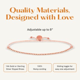 Lucky Feather 40th Birthday Gifts Women | Cute 14k Gold Dipped Beads Bracelet | Fabulous Forty Milestone Bracelet | 40th Birthday Bracelets For Women | Adjustable 7"- 8" Cord | 40 and fabulous