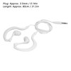 Swimming Headphones 3.5 mm Wired, IP68 Waterproof Line Headphones with