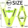 YOUYIKE YOUYIKE 2 Stck V-Form Reflektorweste Kinder, Dino Warnweste, Gelb
