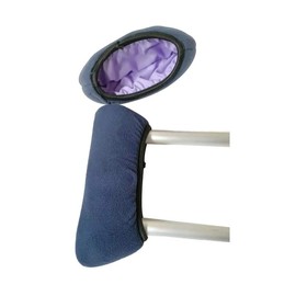 Underarm Crutch Pads (Excluding Handles) Washable Underarm Crutch Cushions Breathable Armpit Crutch Pad Covers Universal Soft Pad for Canes Comfortable Support for Adult and Adolescent Canes (2 Pack)