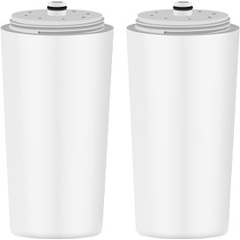 RANETLIO Shower Filter Cartridge Compatible with Aquasana® AQ-4100, AQ-4125, AQ-4105 Shower Head Filters, 2 Pack Replacement Shower Water Filter for Hard Water