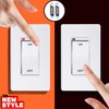 Wall Switch Remote Control Kit,On/Off Wall Mounted Control Set for