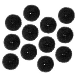 Gatuida 12pcs Hair Bun Donut Shaper Elastic Small Manual Bun Maker for Women Versatile Updo Styling Tool for Travel Office Daily Use Suitable for All Hair Types and Volumes