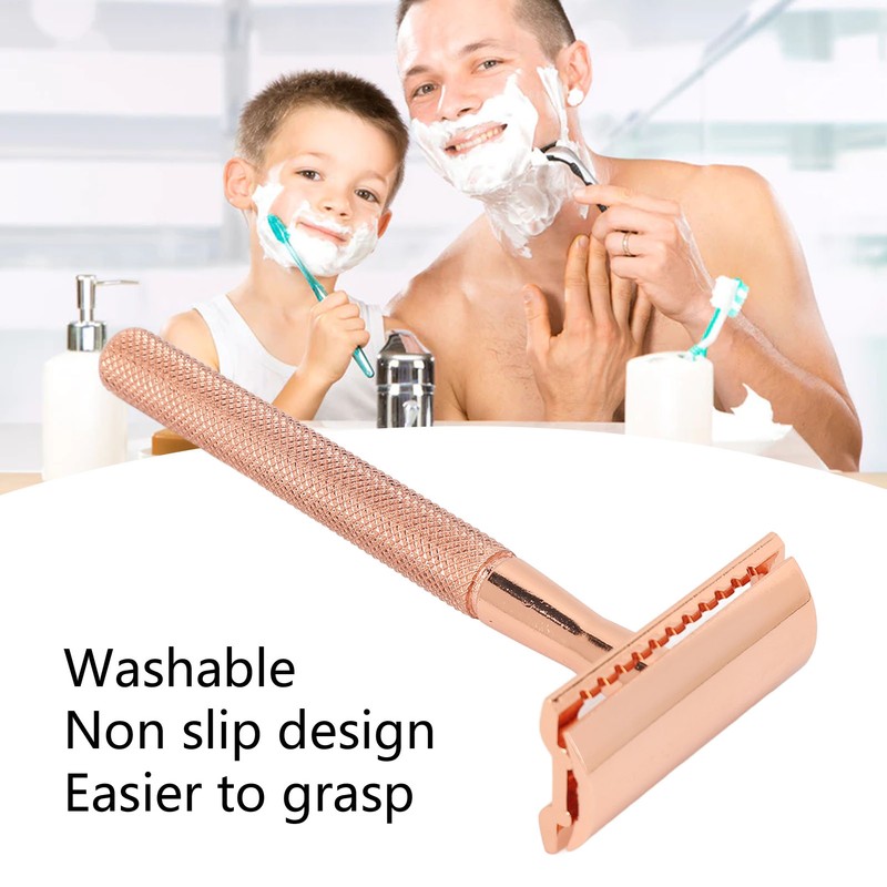 Manual Pocket Beard Trimmer Metal Vintage Double Sided Manual Facial