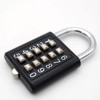 MIONI Guard Security 10 Digit Push Button Combination Padlock, 5