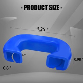 BESTZHEYU Front Tow Hooks Covers Hitch Cover Customized Compatible with Chevy Colorado Z71 ZR2 and GMC Canyon Accessories 2025 2024 2023 (Blue)