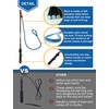 Interactive Flirt Pole Toy for Dogs Chase and Tug of