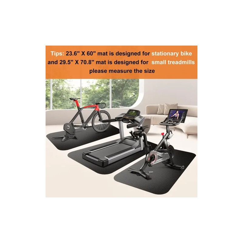 Alfombrilla Para Bicicleta Y Caminadora De Entrenamiento