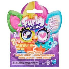Furby Minis, Serie 1, Confezione da 2, scopri 2 delle 24 Piccole Action Figure a Sorpresa, Articoli collezionabili da 2,5 cm, dai 5 Anni in su