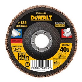 DEWALT DT30602-QZ Flap Disc K40 flat, 4.92"