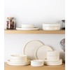 TheTerra Ceramic Dinnerware Sets for 4, 12 Pieces Porcelain Lightweight