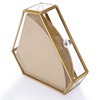 ELLDOO Gold Glass Coffee Filter Holder Coffee Paper Storage Container