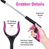 2-Pack Grabber Reacher Tool,32 Inch Extra Long Foldable Pick Up