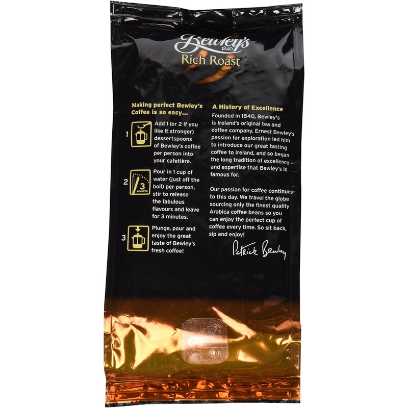 Bewley's Rich Roast Ground Coffee, 7 Ounce