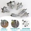 YUENTOEN 6Pcs Carbide Hole Saw Kit, 22-65MM TCT Drill Bit