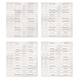 8 Piece Eye Art Toolkit，Cat Eyeliner Stencils & Templates ， Quick Winged, Smokey Eye Designs ， Eyeshadow, Liner Guides ， Makeup Accessories for Beginners & Pros
