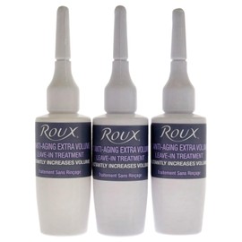 Roux Collagen Leave in Treatment, Anti Aging Ampolletas 07 Anti-Aging Extra Volume Formula, 3 Count, .5 Fl Oz Each
