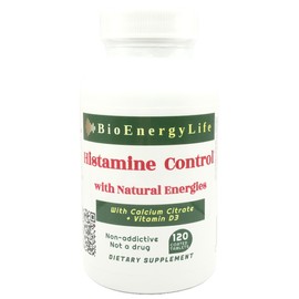 BioEnergyLife Histamine Control with Natural Energies - 120 Tablets - with Natural Frequencies of HNMT and DAO enzymes to Help Control Histamine Levels