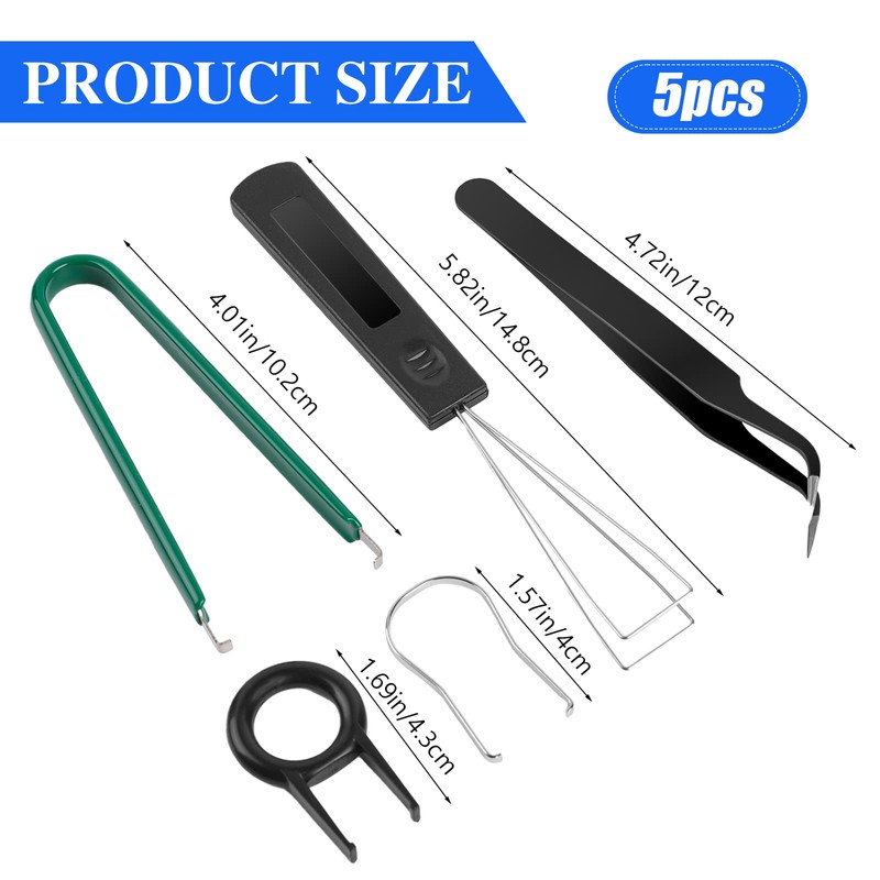 5 Pcs Keyboard Puller Set,Keyboard Cleaning Tools Set Switch Puller