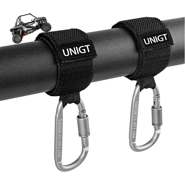 2 Pack UTV Hook for Hanging Headsets, Helmet and Goggles,