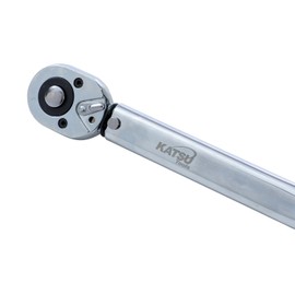 KATSU Tools 1/2-Inch Drive Ratchet Torque Wrench 28-210 Nm Micrometre Reversible Mechanic Hand Tool in Plastic Storage Case 423901