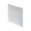 White Air Vent Grille 150mm x 150mm 6'' x 6