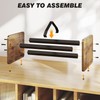 5Rcom Record Player Stand with Vinyl Storage Shelf, Wooden Record