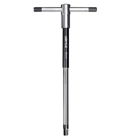 HOUSON Chrome Vanadium T-Wrench with Sliding Bar | 360° Rotating Handle | Blackened | CRV Forged Steel HRC55° | for Bicycle Mounting (MTB/Road Bike) 8mm