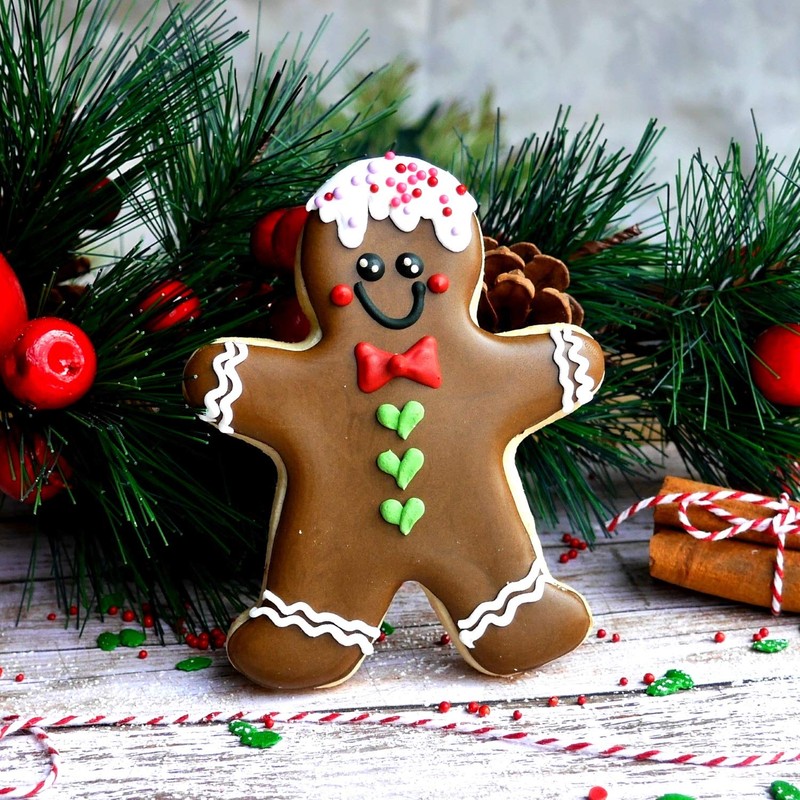 Gingerbread Man Cookie Cutter- Stainless Steel