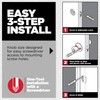 Kwikset Maven Interior Privacy Door Knob with Lock, Square Door
